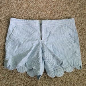 Lilly Pulitzer seersucker buttercup shorts