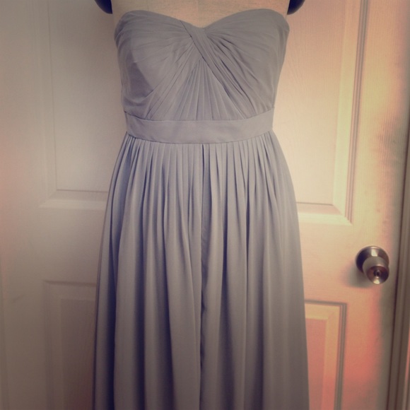 Jenny Yoo Collection Aidan Grey Gown Dress sz.4