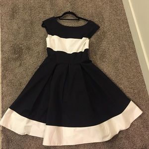 Black and white Kate spade dress