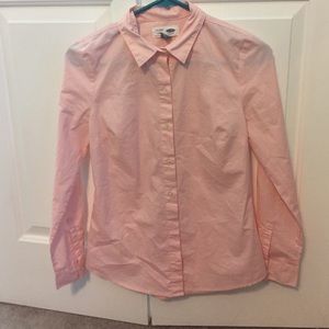 Pink button down