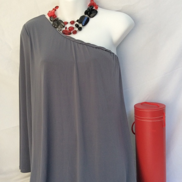 Janine Grey Women's Mini Dress B23 - Picture 5 of 6