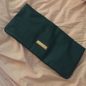 Steve Madden Teal Fold Clutch