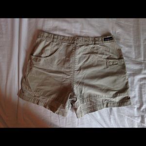 Size 36 women's Patagonia tan shorts