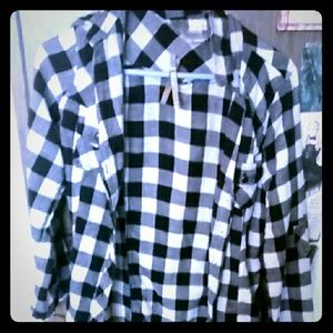 Black and white cozy flannel