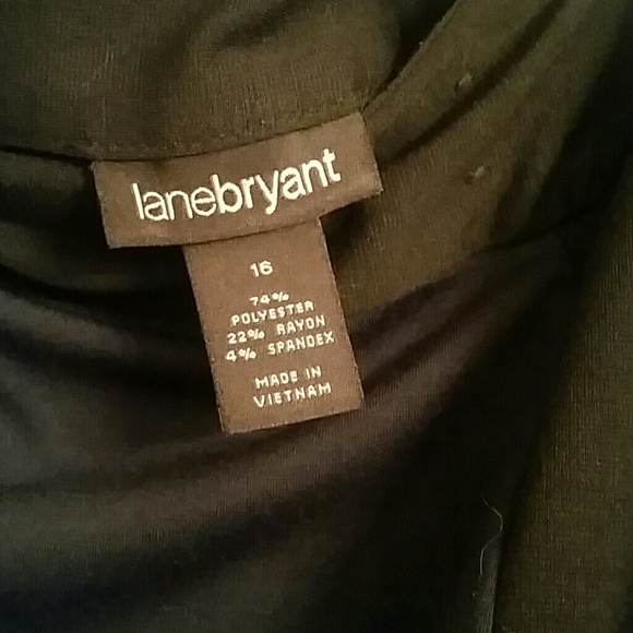 Lane Bryant black and blue knit pencil - Picture 2 of 2