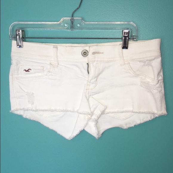 Holister white shorts