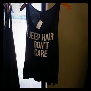 Jeep hair dont care tank top