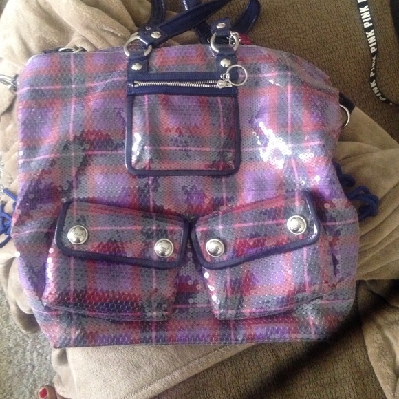 Coach poppy sequin bag