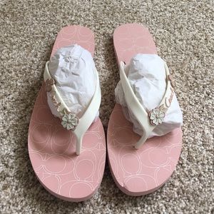 Coach flip flops