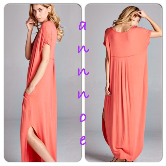 🆒CORAL BOHO MAXI..  BEST SELLER🆒 - Picture 2 of 3