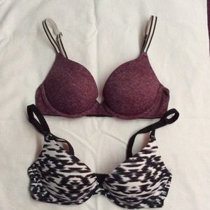 2 PINK Wear Everywhere Push-up Bra 32B