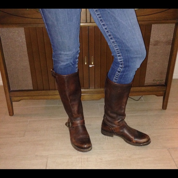 Fry's boots knee high