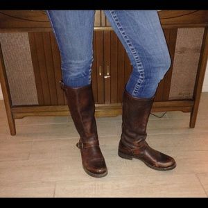 Fry's boots knee high