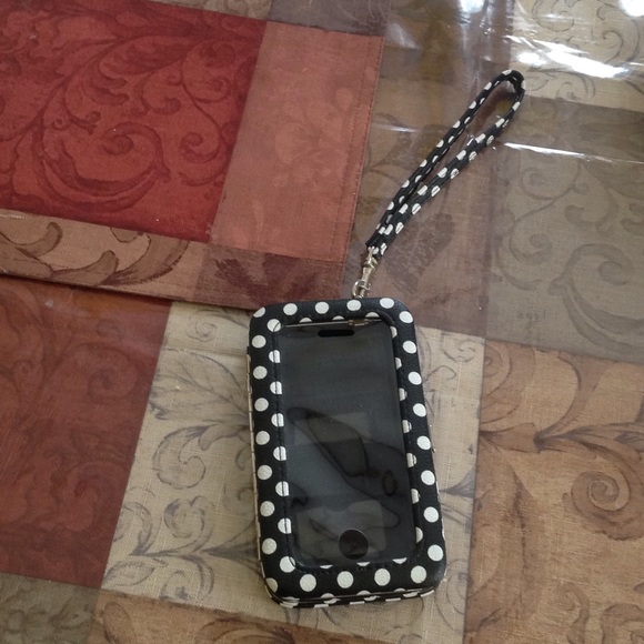 Polka iPhone wristlet