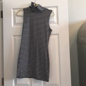 Black and white dress