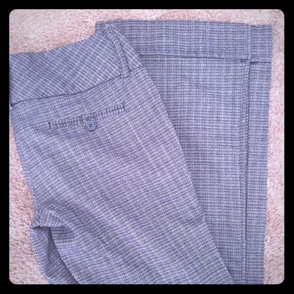 Black and grey slacks