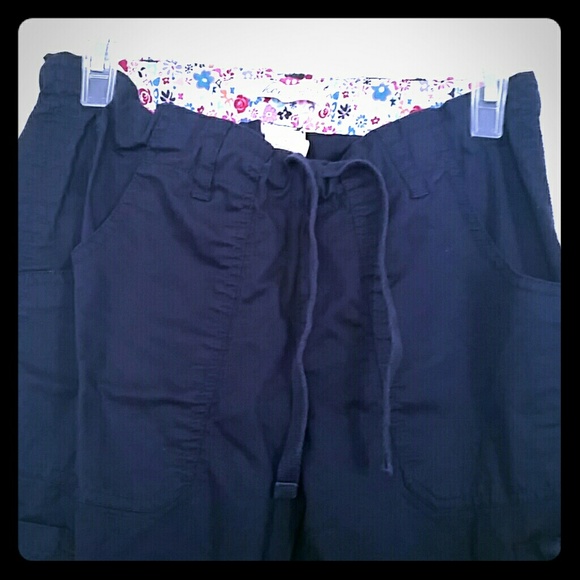 XS koi navy blue scrub pants