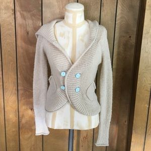 Anthro hooded sweater