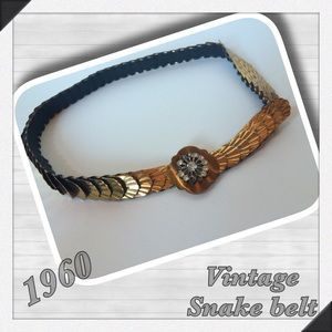 Vintage snake belt