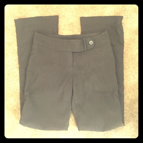 Black stretch slacks
