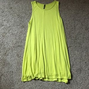 Neon shift dress