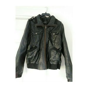 👽 Fake Leather Moto Jacket 👽