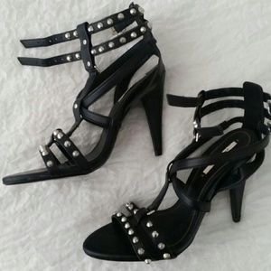 Zara stud sandal heels New 6