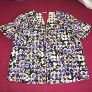 Cute, floral, going out shirt!