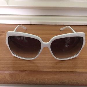 Authentic Gucci White Sunglasses