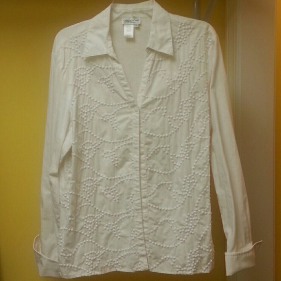 Coldwater Creek linen blend shirt.