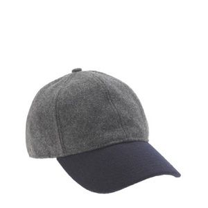 J.Crew Retail Wool Colorblock Baseball Hat