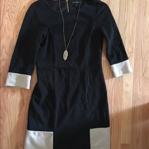 Banana Republic black sheath dress