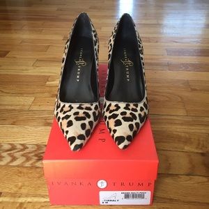 Ivanka Trump Tirraly Leopard Heels