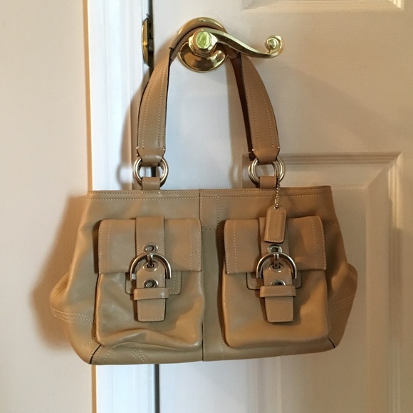 Coach leather satchel