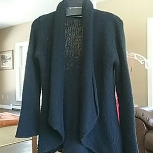 Wooden Ships Black Sweater NWOT