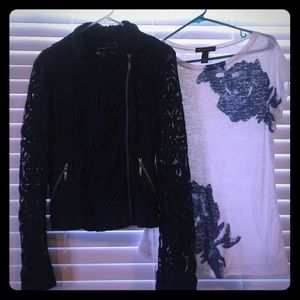 Lace jacket & matching top