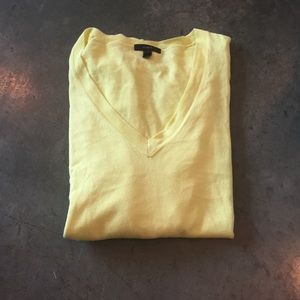 J.Crew Cotton V-Neck Sweater