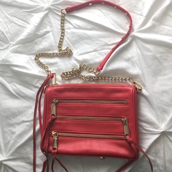 BRAND NEW REBECCA MINKOFF mini Mac in red