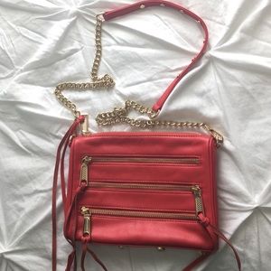 BRAND NEW REBECCA MINKOFF mini Mac in red