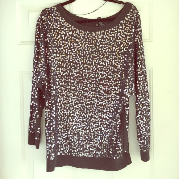 Sequin sweater, great for parties.