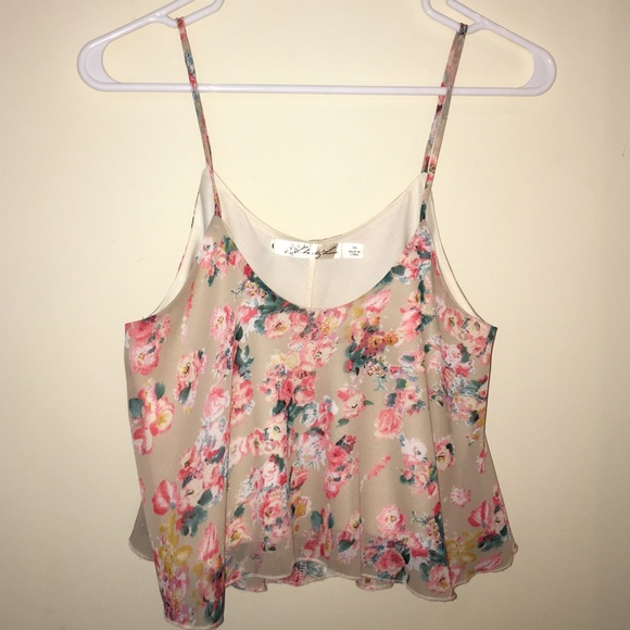 Flowery crop top - Picture 1 of 2