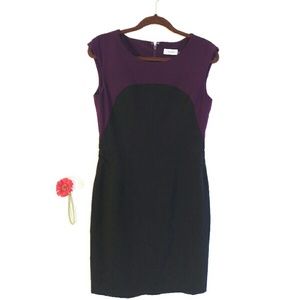 Women's Dress/color block/sleeveless