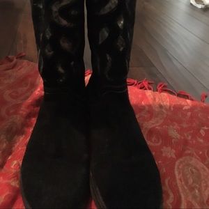 CARLOS SANTANA UGG STYLE ARTISTA BOOTS FAUX FUR