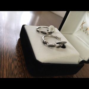 Kay Jewelers diamond hoop earrings