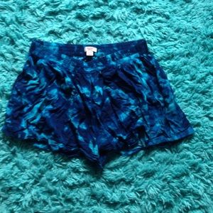 MOSSIMO tie dye type shorts