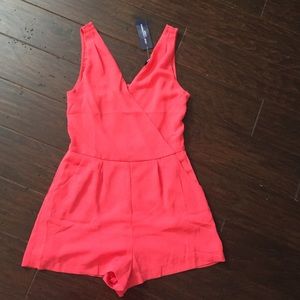 Adorable coral romper!