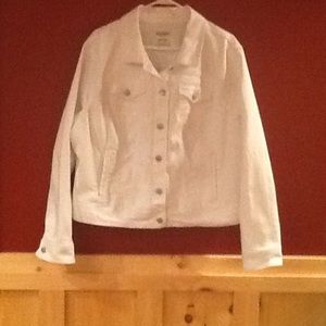 Old Navy White Denim Jacket