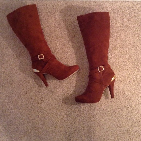 ALDO Shoes - Copper Mid Calf Boots Size 8