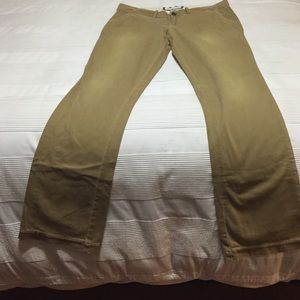 Abercrombie & Fitch dark khaki pants size 10