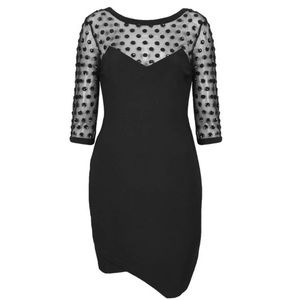 Topshop Black Mini Dress